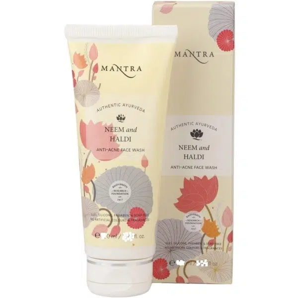 Mantra Herbal Neem And Haldi Anti-Acne Face Wash 50Ml