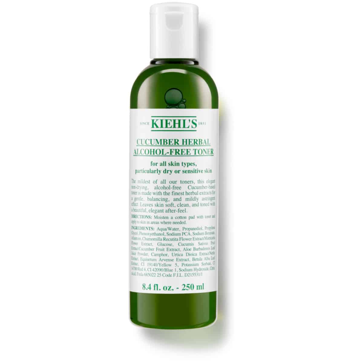 Kiehl's Cucumber Herbal Alcohol-Free Toner 250Ml - Image 1