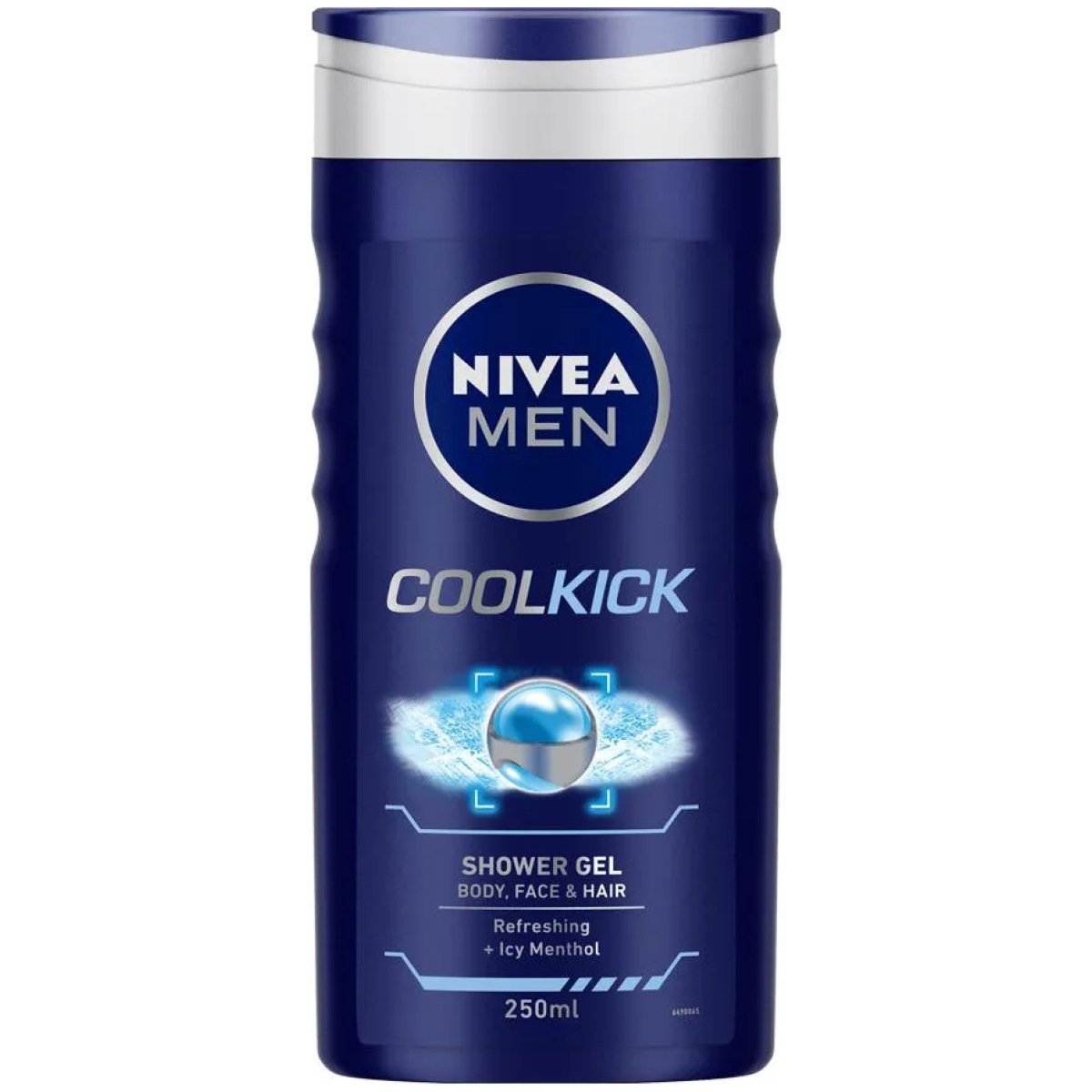 Nivea Men Shower Gel Cool Kick For Body,Face & Hair 250Ml