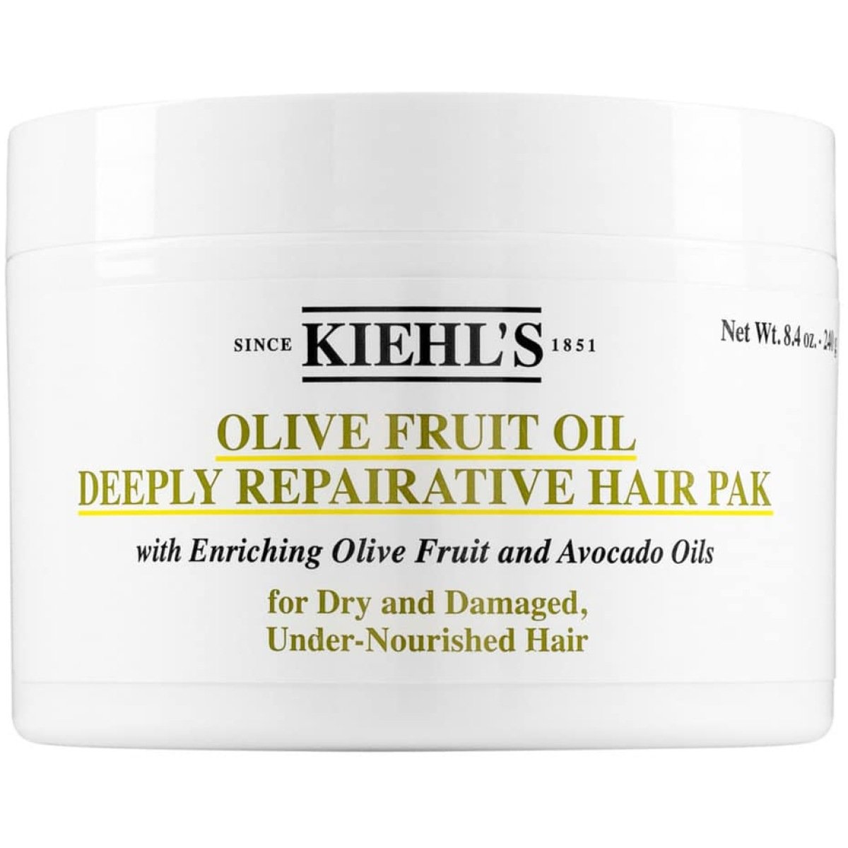 Kiehls Olive Fruit Oil Deeply Repairative Hair Pak
