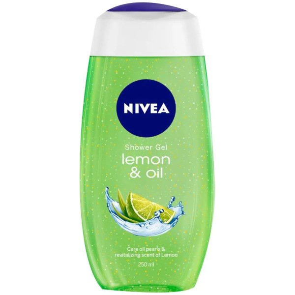 Nivea Body Wash Lemon And Oil Shower Gel Pampering Care With Refreshing Scent Of Lemon 250Ml