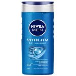 Nivea Men Shower Gel Vitality Fresh For Body ,Face & Hair 250Ml