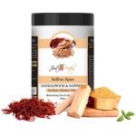 Just Peachy Saffron Spice Sandalwood Face And Body Cream Enriched With Tea Tree And Almond Oil 800Gm