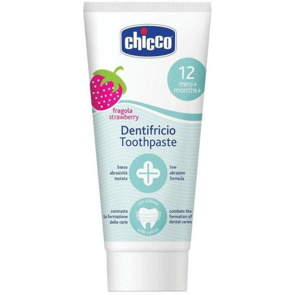 Chicco Baby Moments Dentifricio Toothpaste With Strawberry Flavor 50ml