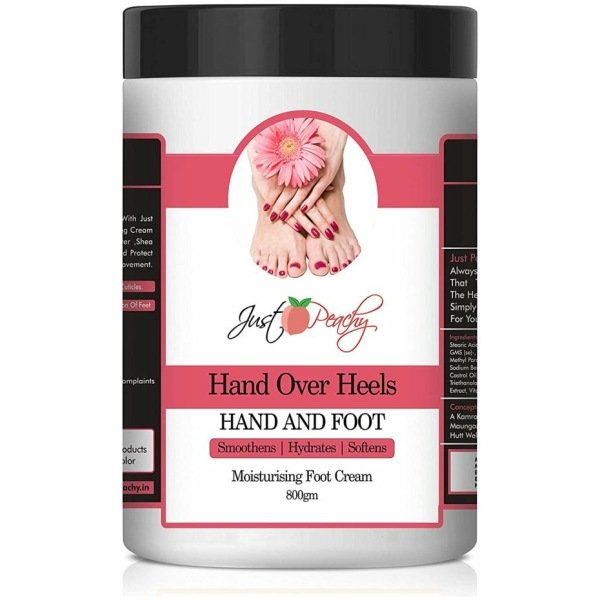 Just Peachy Hand Over Heels Hand And Feet Cream With Proprietary Blend Of 6 Natural Ingredients 800Gm