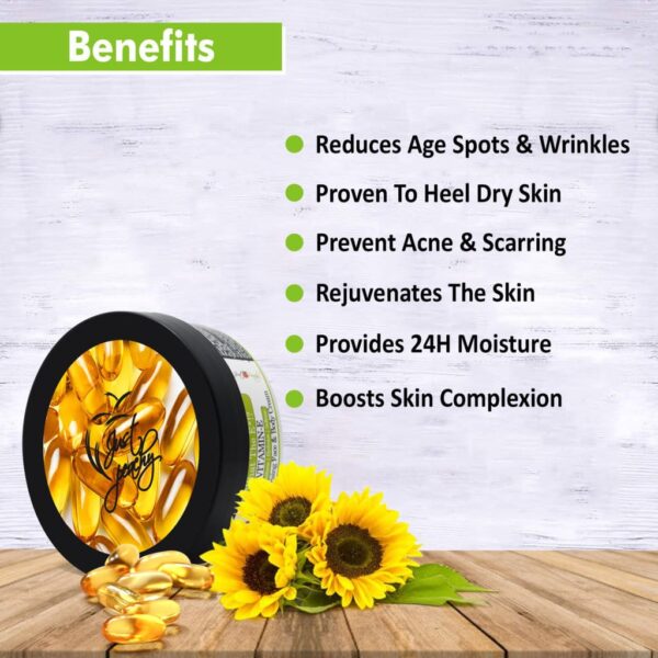 Just Peachy What The E*!? Vitamin E Face And Body Cream Enriched With Tulsi Tea Tree And Sunflower Oil 200Gm