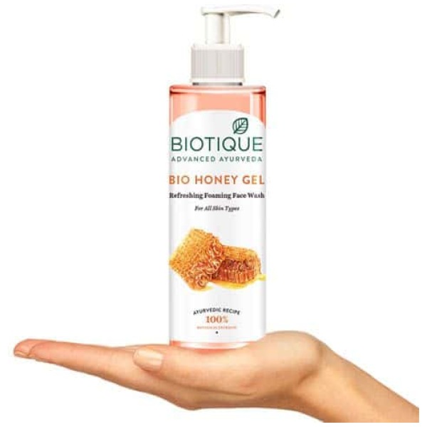 Biotique Honey Gel Foaming Face Wash 200Ml - Image 4