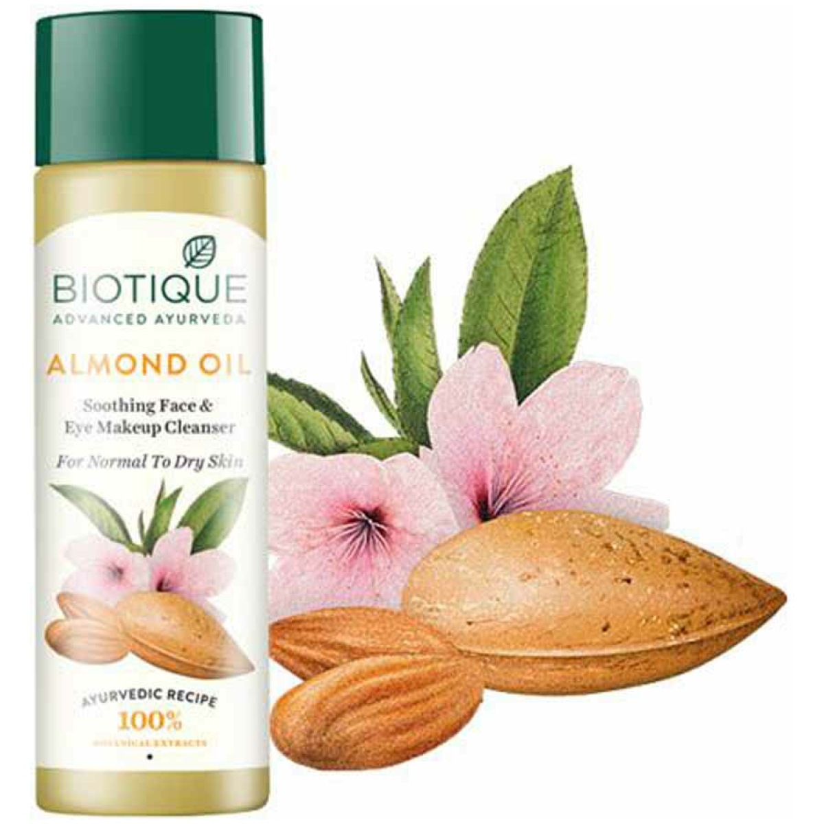 Biotique Almond Oil Makeup Cleanser 120Ml - Image 2
