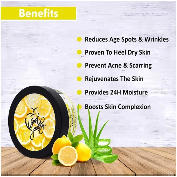Just Peachy Squeeze The Day Lemon Face And Body Cream Enriched With Tea Tree And Almond Oil 200Gm - Image 3