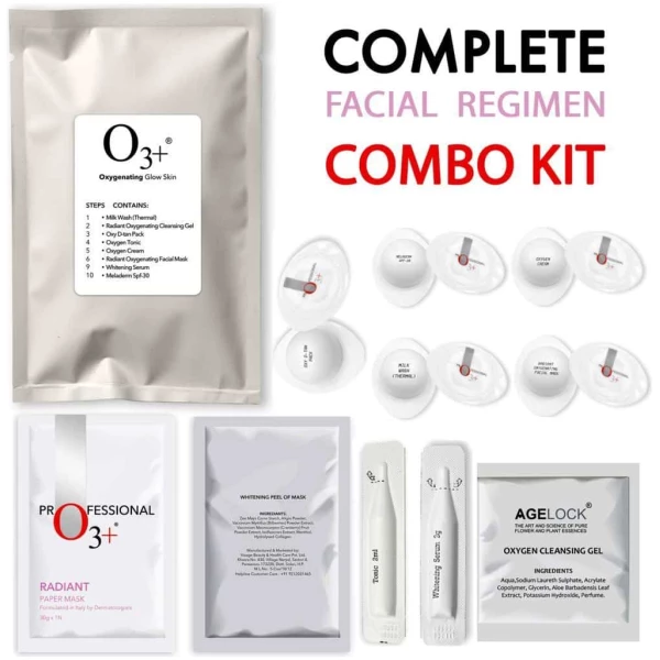 O3+ Professionel Oxygenating Glow Skin Bridal Facial Kit - Image 2