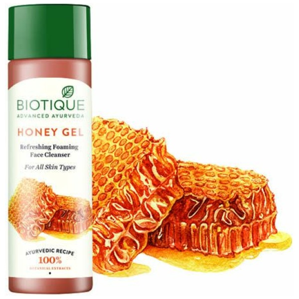 Biotique Honey Gel Foaming Face Wash 120Ml - Image 3