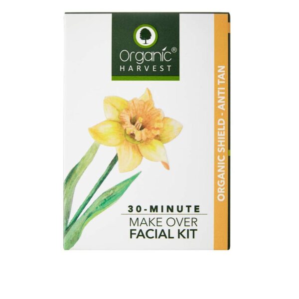 Organic Harvest 30 Minute Make Over Anti Tan Organic Shield Facial Kit - Image 3
