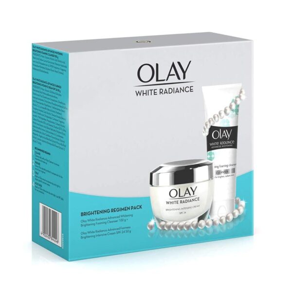 Olay White Radiance Skin Cream And Foaming Cleanser Combo Kit - Image 2