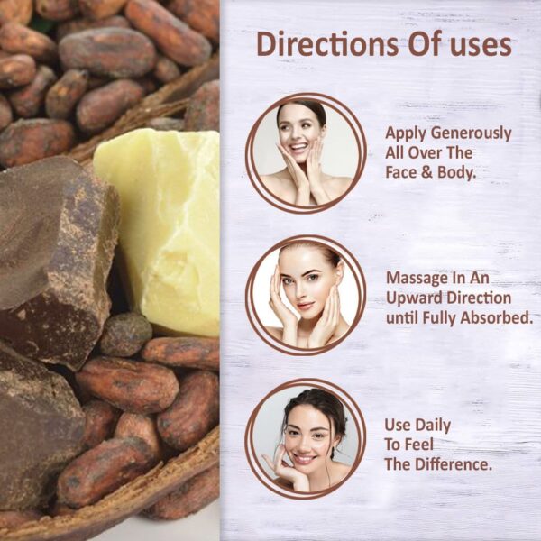 Just Peachy Shea Gone Cocoa Face And Body Cream Enriched With Tea Tree And Sunflower Oil 800Gm