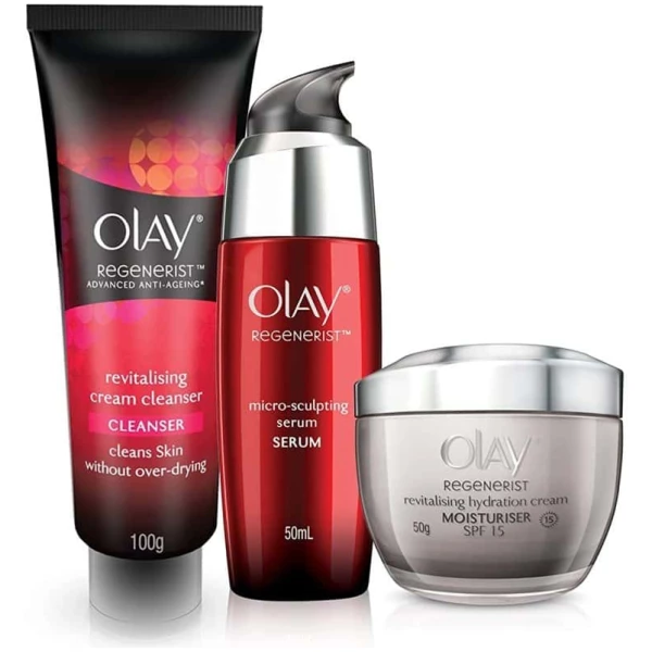 Olay Regenerist Advanced Anti-Ageing Micro Sculpting Serum And Day Cream Spf 15 Kit
