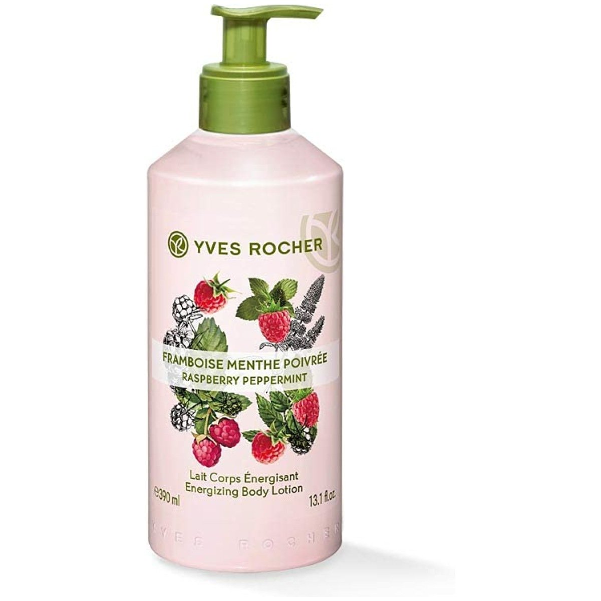 YVES ROCHER ENERGIZING BODY LOTION – RASPBERRY PEPPERMINT 390ML