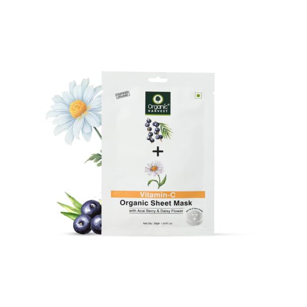 Organic Harvest Jasmine Skin Purifying Organic Sheet Mask 20 G