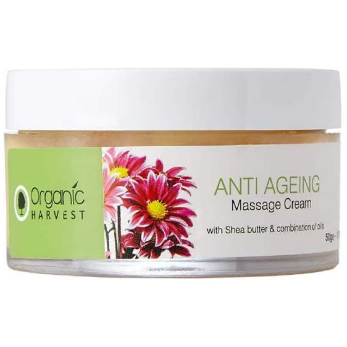 Organic Harvest Anti Ageing Massage Cream 50 G