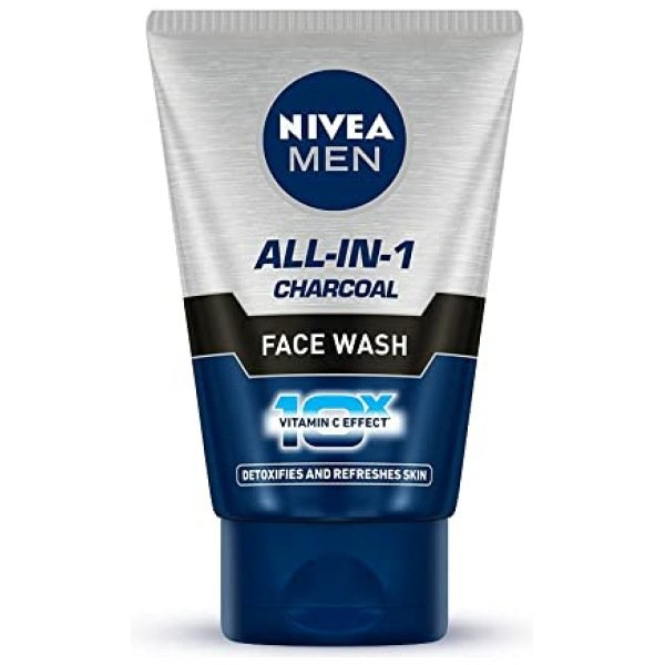 Nivea Men All In 1 Charcoal Facewash 100Gm