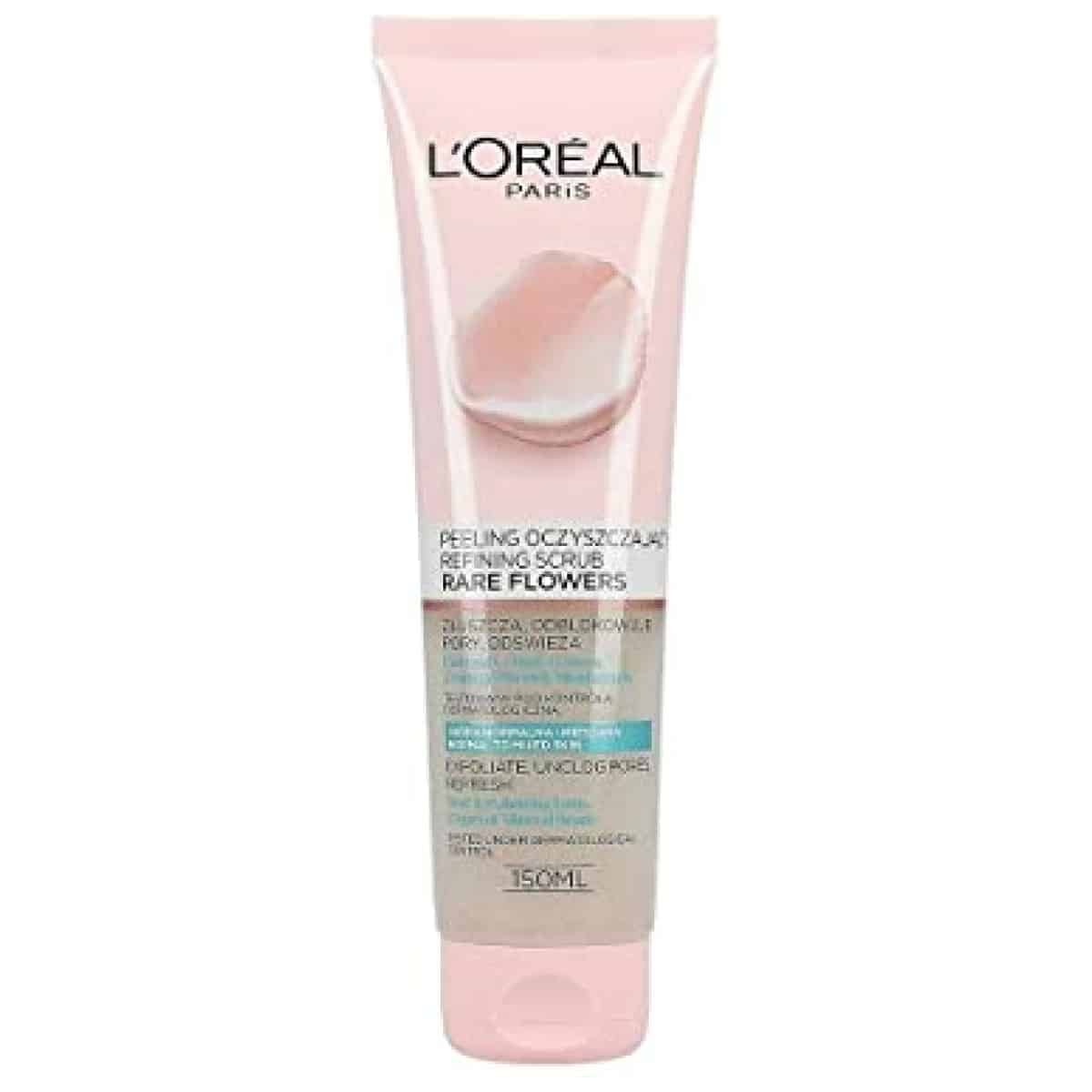 L'Oreal Paris Rare Flowers Refining Scrub Normal And Combination Skin 150Ml