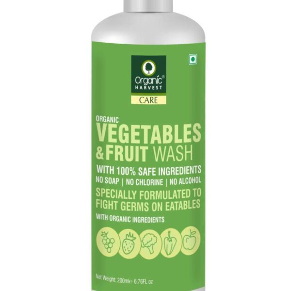 Organic Harvest Vegetables And Fruits Wash 200Ml
