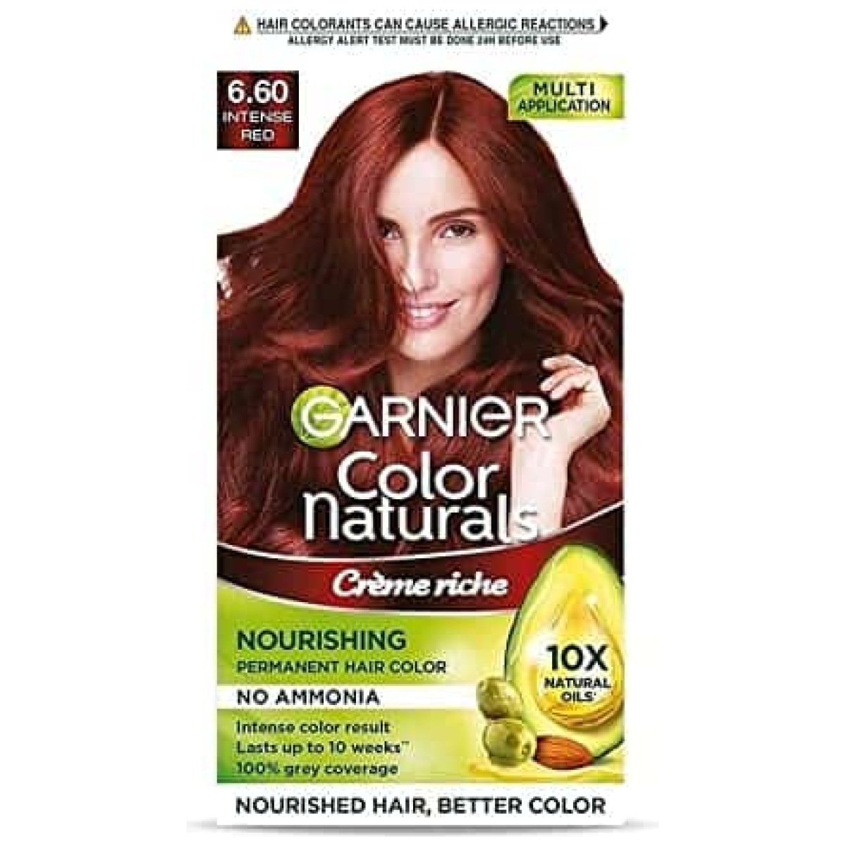 Garnier Color Natural Creme Riche 6.60 Intense Red (70ml+60g)