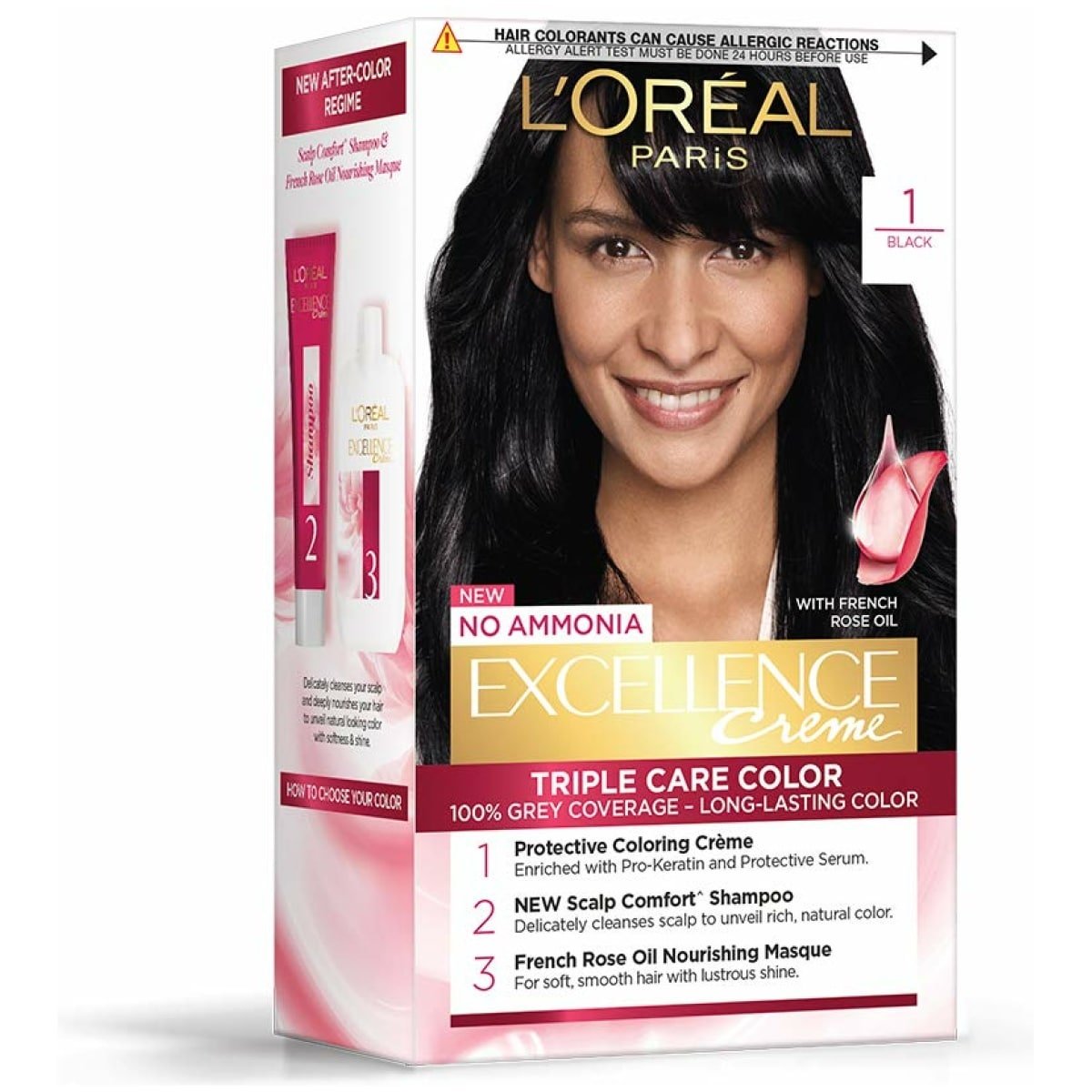 L'Oreal Paris Excellence Creme No1 Black 100gm