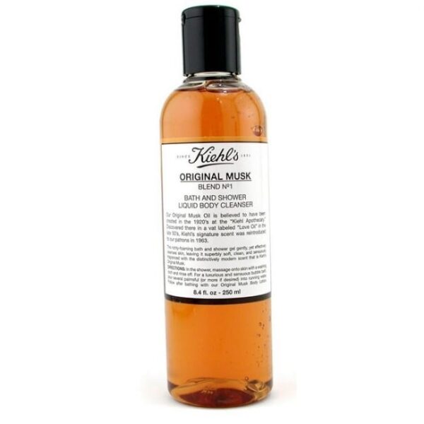 Kiehl's Original Musk Bath And Shower Liquid Body Cleanser 250Ml