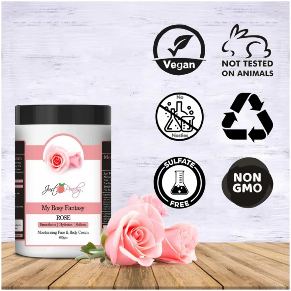 Just Peachy My Rosy Fantasy! Body Cream Enriched With Tea Tree And Sunflower Oil 800Gm