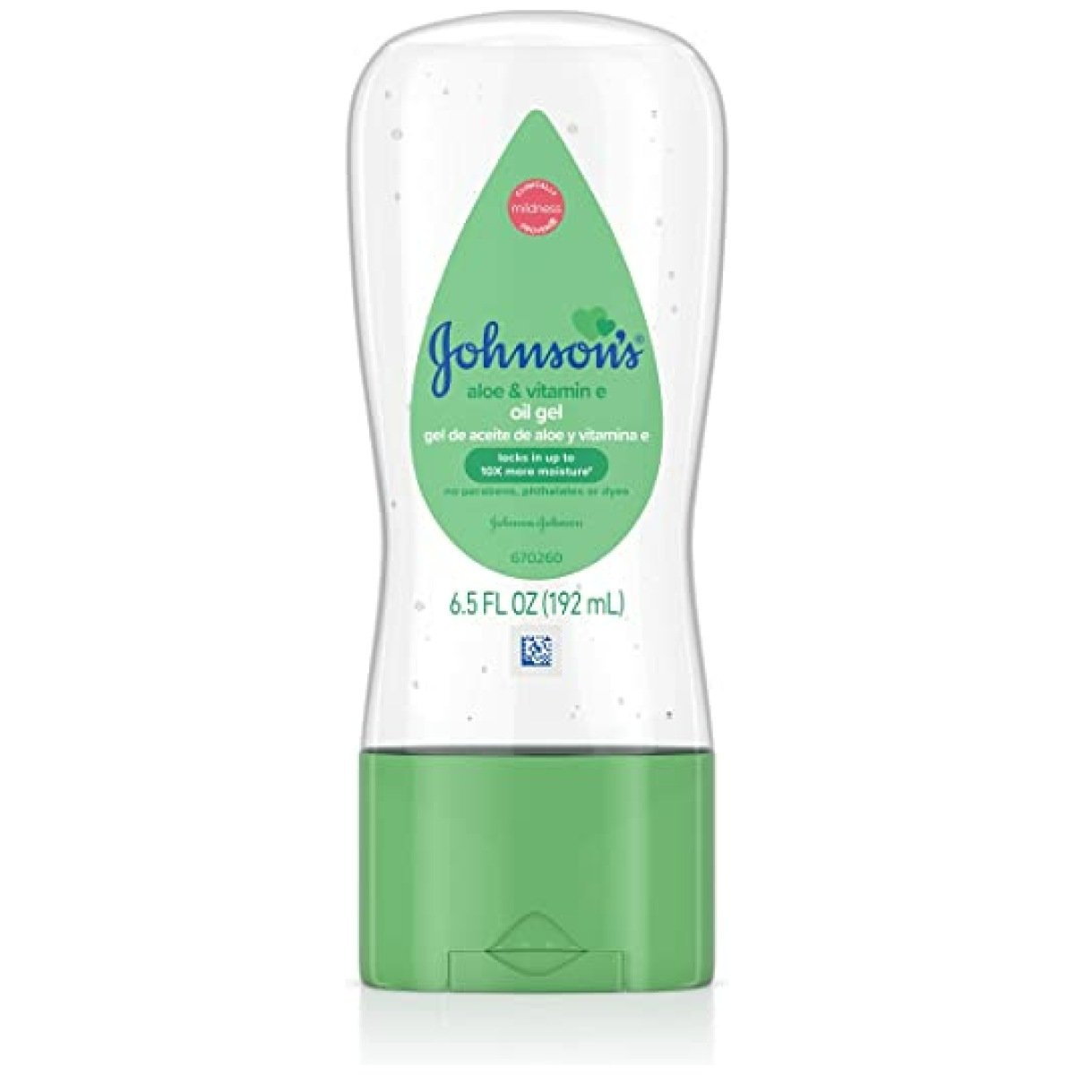 Johnsons Baby Gel Oil With Aloe And Vitamin E 192Ml