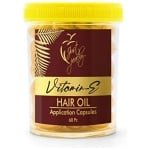 Just Peachy Advanced Care Vitamin-E And Aloevera Hair Oil Application Capsule 60 Capsules Yellow