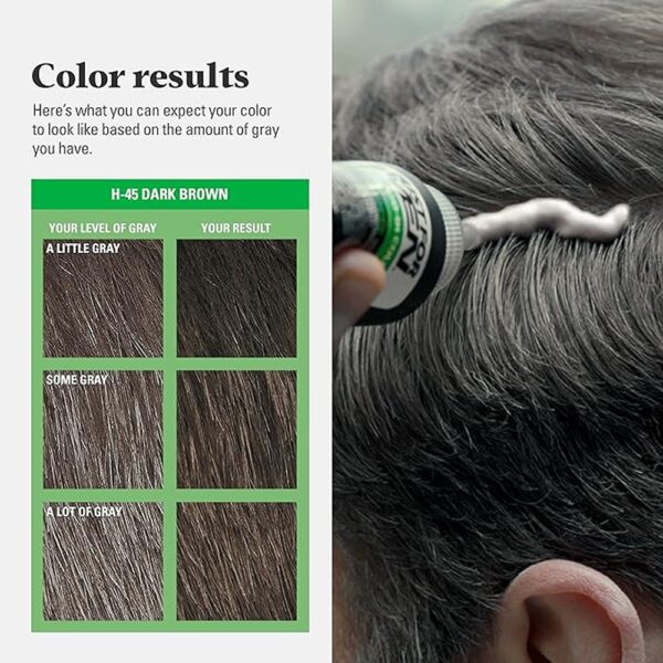 Just for Men Shampoo In Hair Color Dark Brown H-45 - Image 3