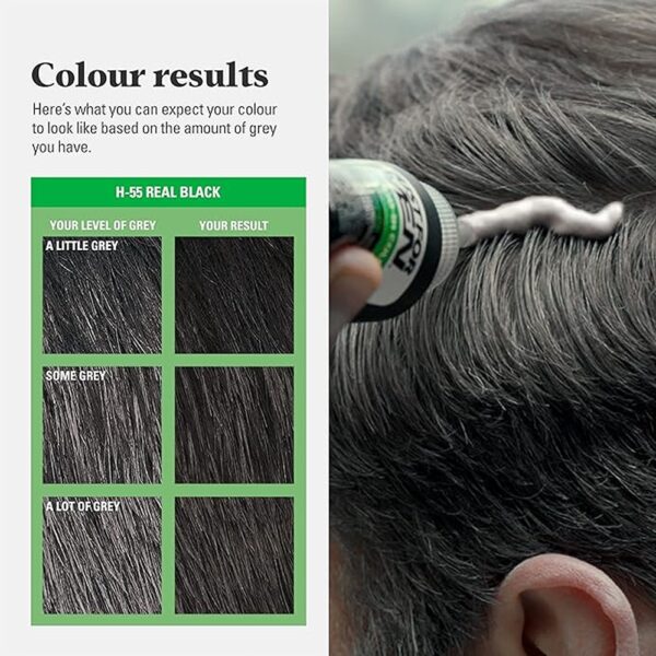 Just For Men Hair Color Original Formula, Real Black H-55 - Image 4