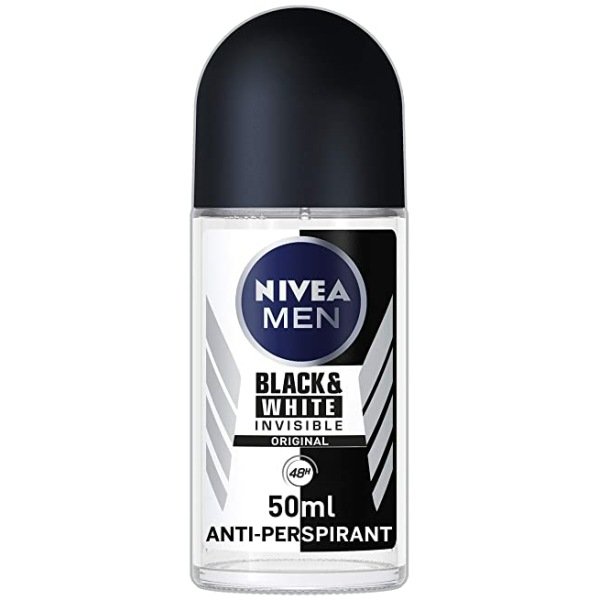 Nivea Men Invisible For Black And White Power Deodorant Roll-On 50Ml