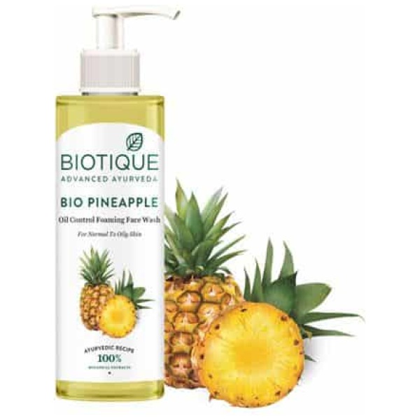 Biotique Pineapple Oil Balancing Face Wash 200Ml - Image 5