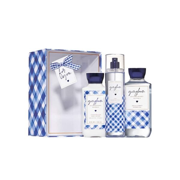 Bath And Body Works Gift Set Box Gingham