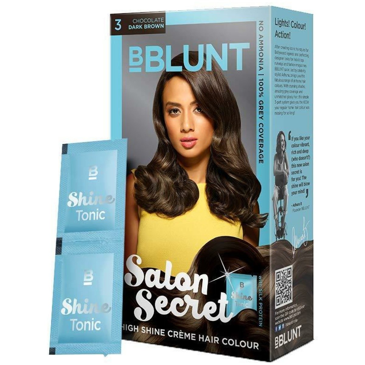 Bblunt Salon Secret Shine Chocolate Brown Hair Colour 100 g