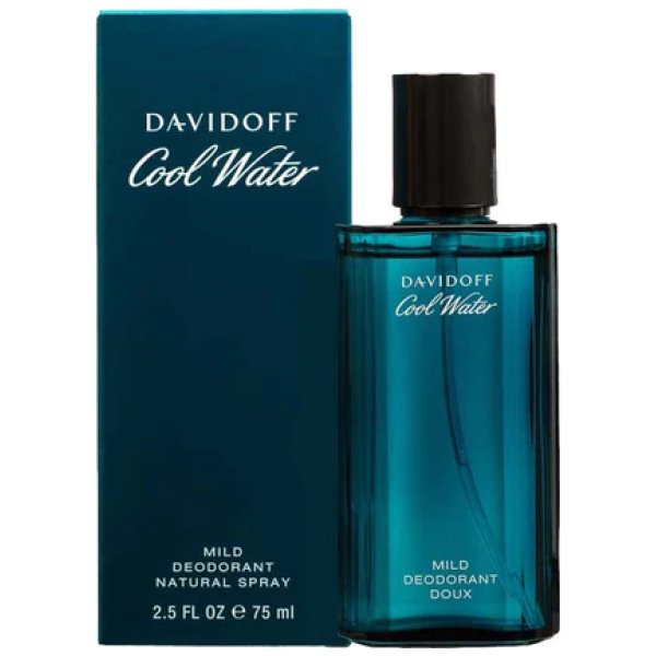 Davidoff Cool Water Deodorant For Men 75 ml