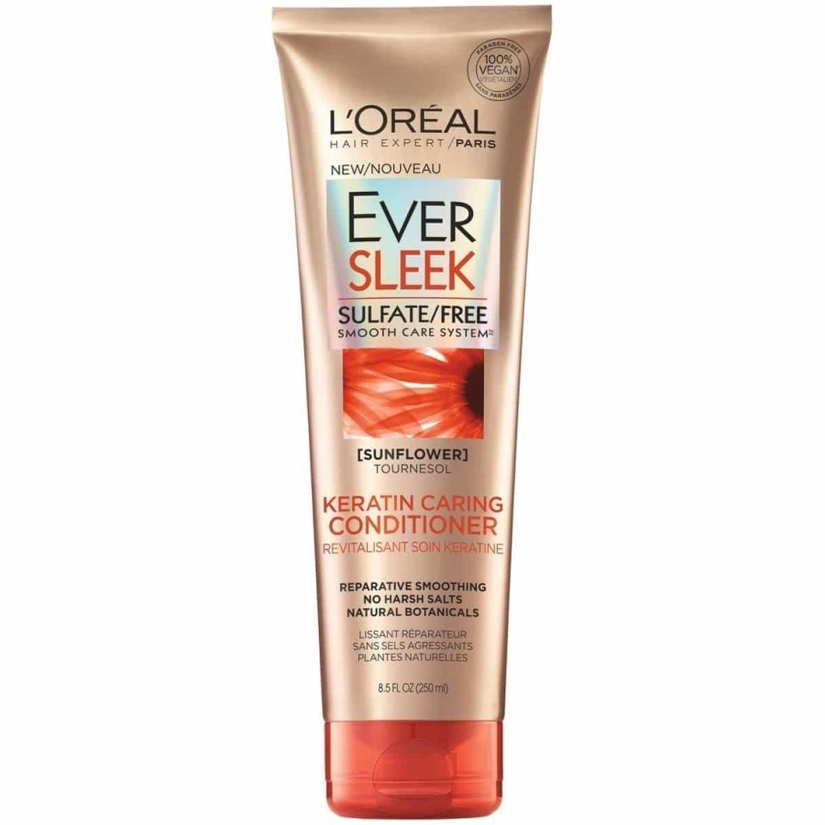 L'Oreal Paris Eversleek Sulfate Free Keratin Caring Conditioner 250Ml