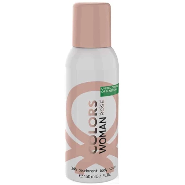 Benetton Rose Deodorant For Women 150Ml