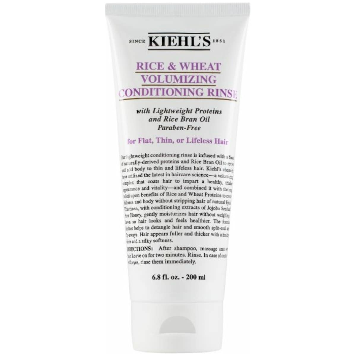 Kiehl's Rice And Wheat Volumizing Conditioning Rinse 200ml