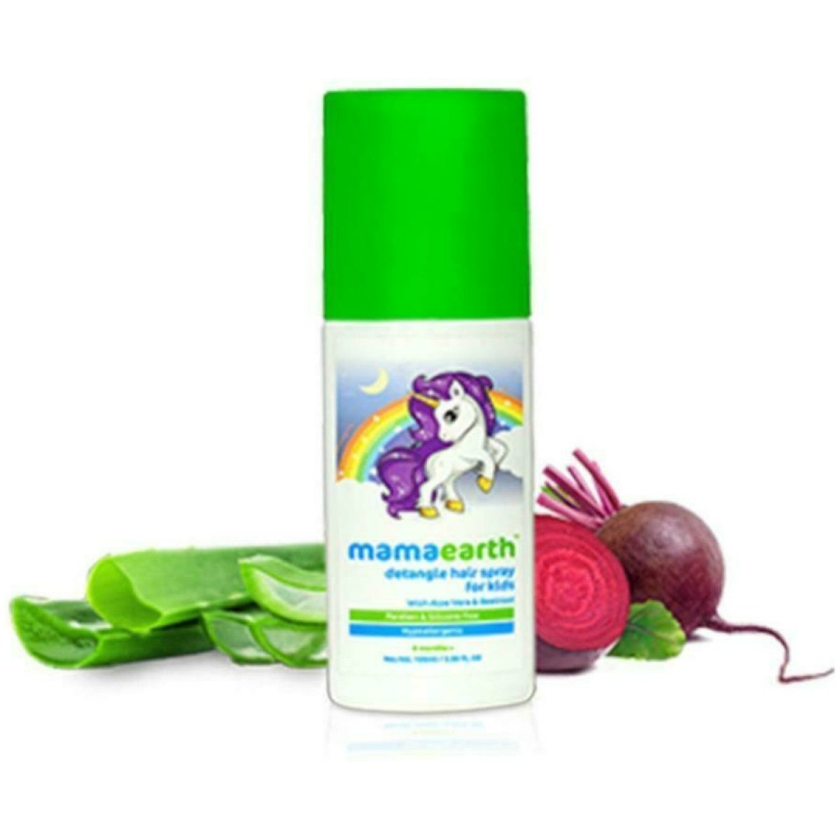 Mama Earth Detangle Hair Spray For Kids With Aloe Vera 100Ml