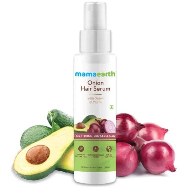 Mama Earth Onion Hair Serum With Onion And Biotin For Strong Hair 100Ml