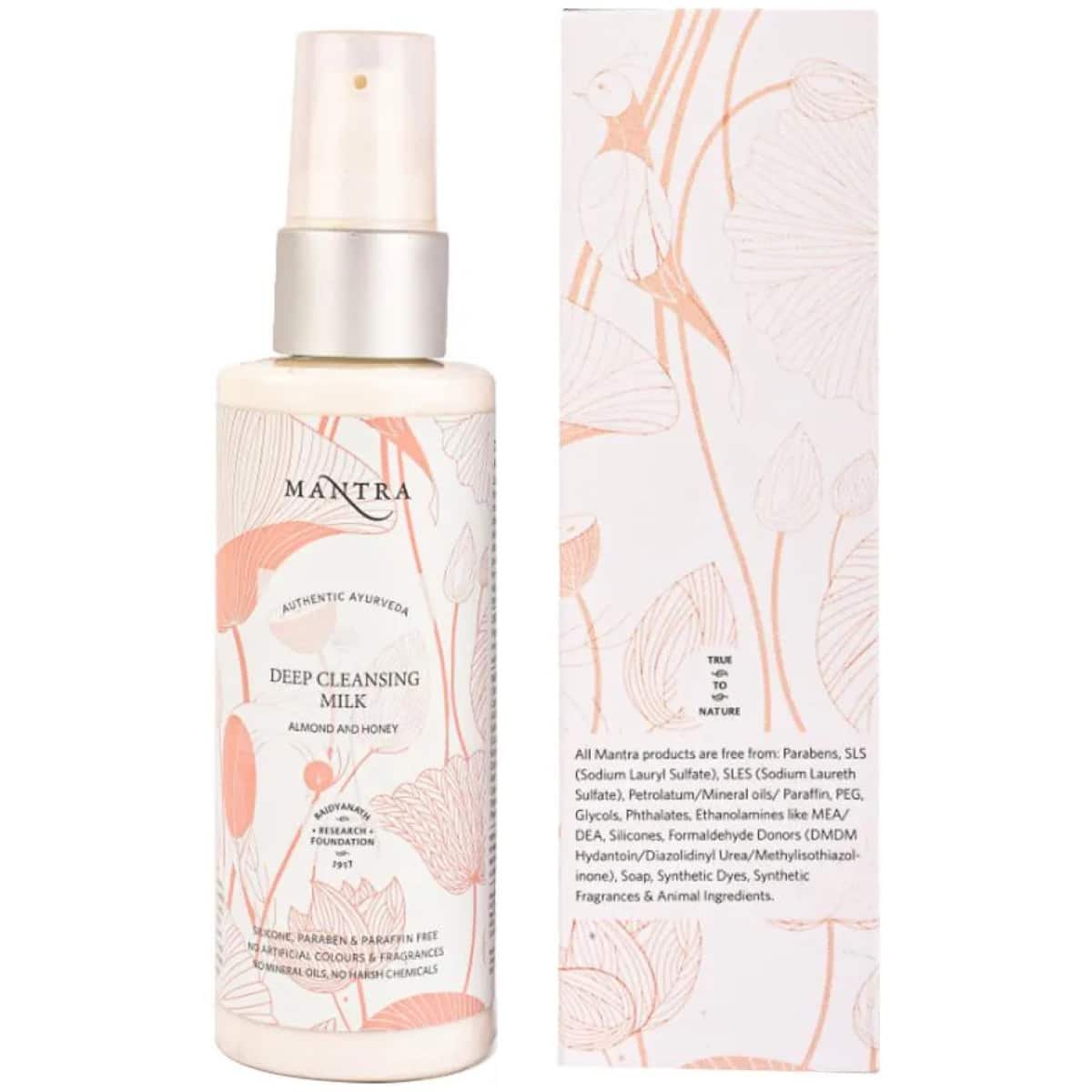 Mantra Deep Cleansing Milk With Almond And Honey 100Ml