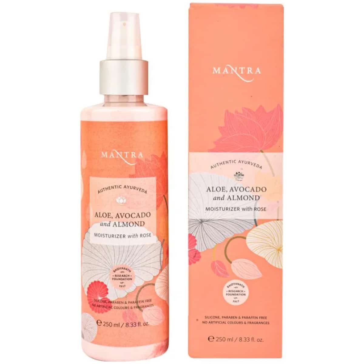 Mantra Herbal Aloe Avocado And Almond Moisturiser With Rose 100Ml