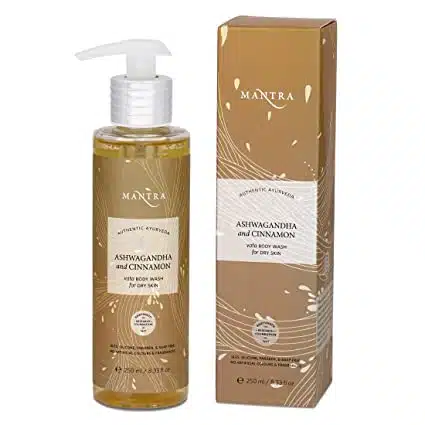 Mantra Herbal Ashwagandha And Cinnamon Vata Body Wash For Dry Skin 100 ml