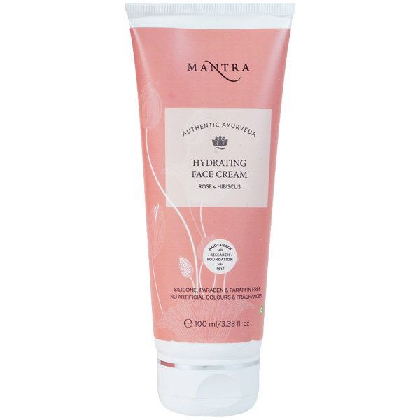 Mantra Herbal Hydrating Rose And Hibiscus Face Cream 100Ml