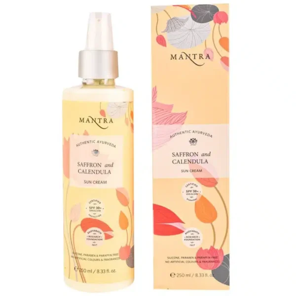 Mantra Herbal Saffron And Calendula Sun Cream 250Ml