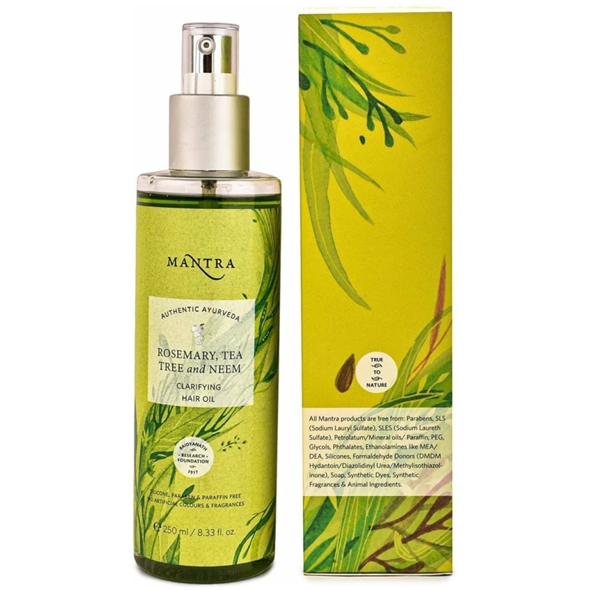 Mantra Tea Tree And Neem Clarifying Hair Oi 250Mll