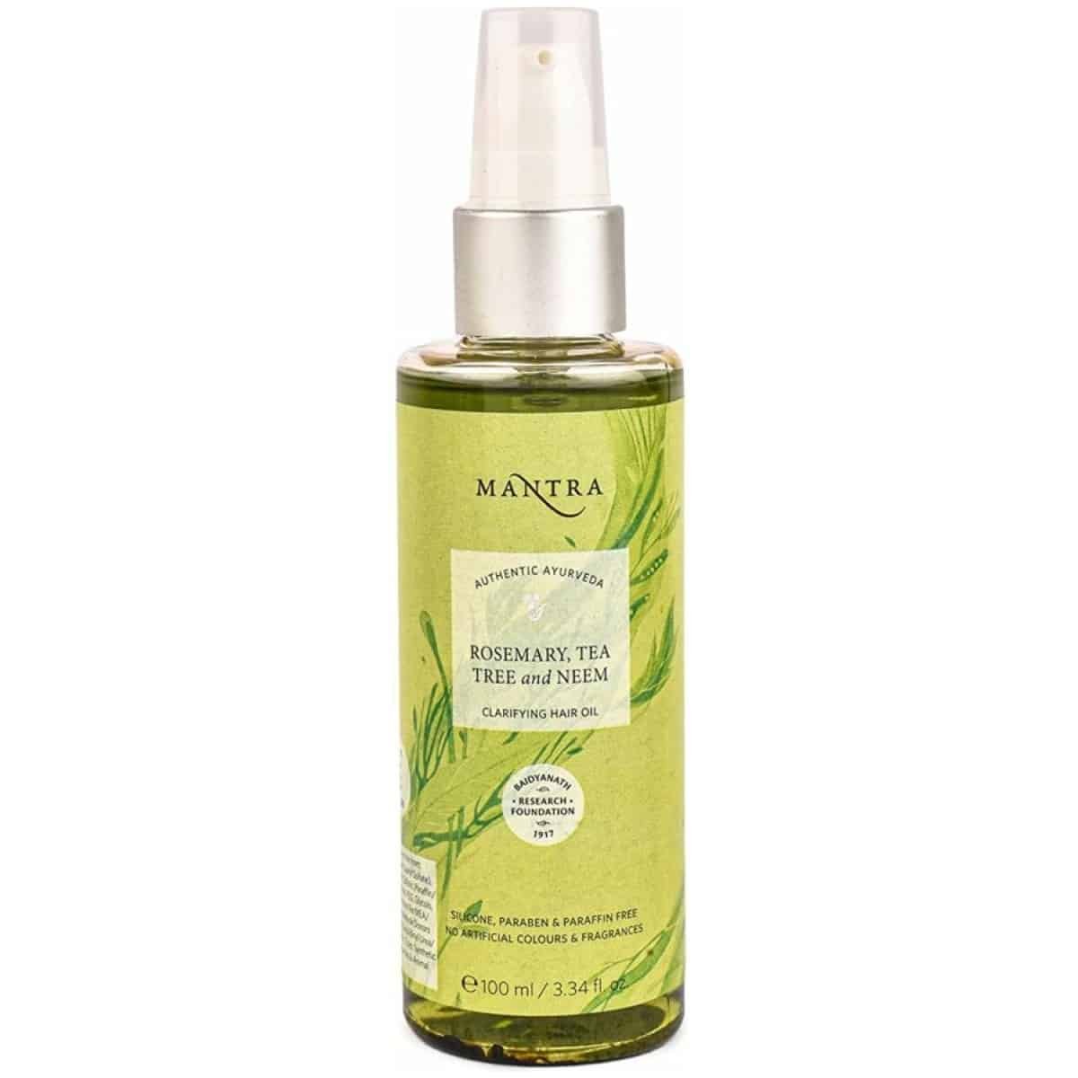 Mantra Tea Tree And Neem Clarifying Hair Oil 100Ml